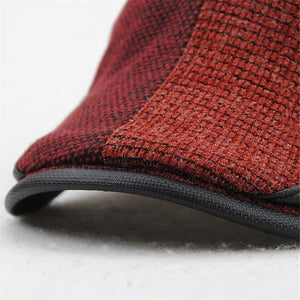 Planet Gates black Winter Elderly Men Hat Newsboy Cap Flat Beret Cap For Male Thick Wool Beret Peaked Hats