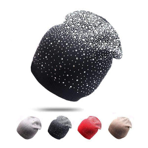 Planet Gates Black Winter Hats for Women Beanies Hip Hop Caps Slouch Warm Hat Unisex Turban Cap Solid Color Bonnet Hats Ladies Warm Skullies Hats