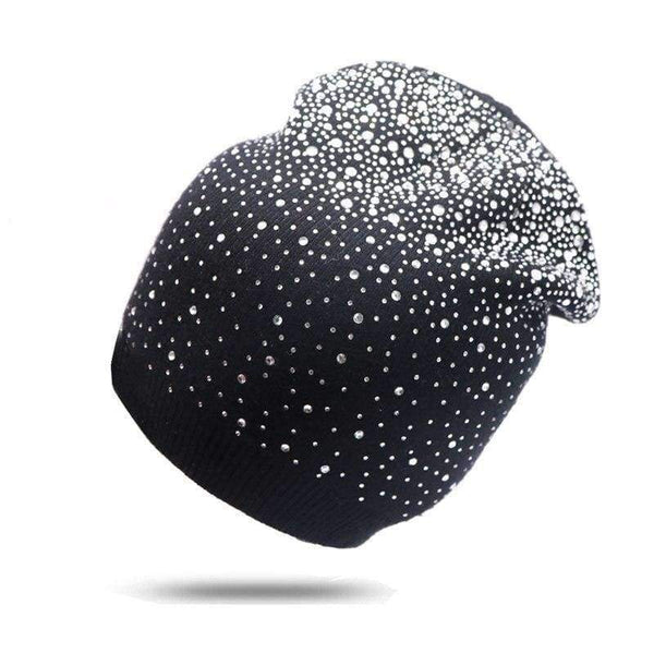 Planet Gates Black Winter Hats for Women Beanies Hip Hop Caps Slouch Warm Hat Unisex Turban Cap Solid Color Bonnet Hats Ladies Warm Skullies Hats