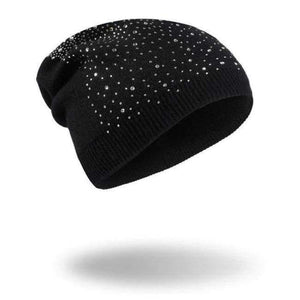 Planet Gates Black Winter Hats for Women Beanies Hip Hop Caps Slouch Warm Hat Unisex Turban Cap Solid Color Bonnet Hats Ladies Warm Skullies Hats