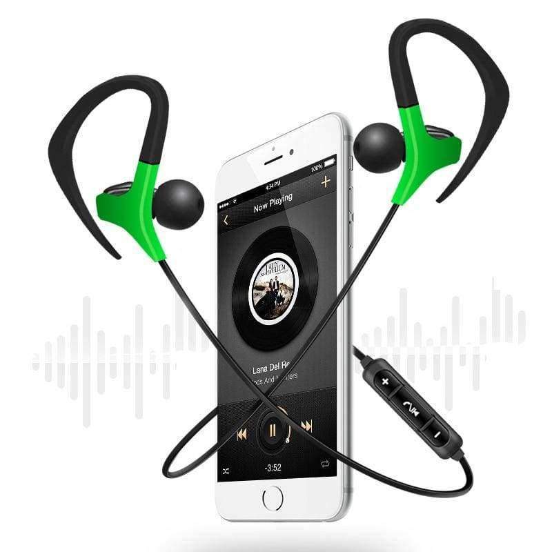 Planet Gates Black Wireless Bluetooth Earphone Headphones Sports Bass Earbuds With Mic for Phones iPhone xiaomi Headset Running Music
