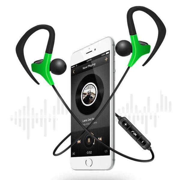 Planet Gates Black Wireless Bluetooth Earphone Headphones Sports Bass Earbuds With Mic for Phones iPhone xiaomi Headset Running Music