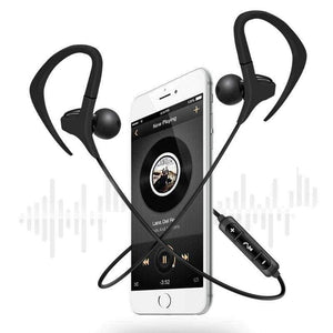 Planet Gates Black Wireless Bluetooth Earphone Headphones Sports Bass Earbuds With Mic for Phones iPhone xiaomi Headset Running Music