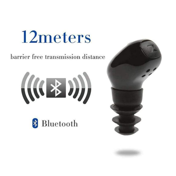 Planet Gates Black Wireless Bluetooth Earphone Waterproof IP67 Headset With Mic Sport Earbuds Handsfree call for Swimming for Iphone All Phone