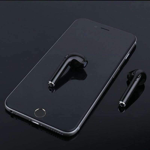 Planet Gates black Wireless Earbuds Handsfree Headphone I7 Bluetooth Earphone In Ear Buds for Earpods IOS Xiaomi All Mobile Phones