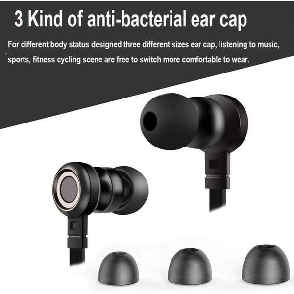 Planet Gates Black Wireless Earphone Bluetooth Headphones with Microphone Sports Running Headset for Phones and Music ear phone