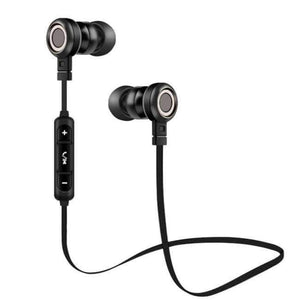 Planet Gates Black Wireless Earphone Bluetooth Headphones with Microphone Sports Running Headset for Phones and Music ear phone
