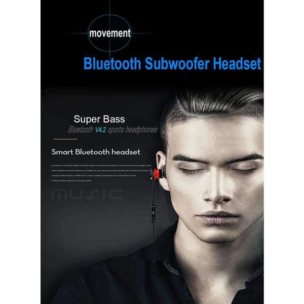 Planet Gates Black Wireless Earphone Bluetooth Headphones with Microphone Sports Running Headset for Phones and Music ear phone