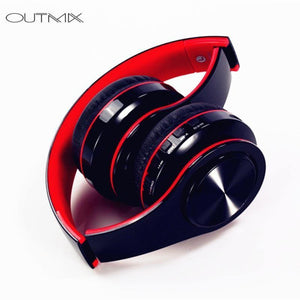 Planet Gates Black Wireless Headphones Bluetooth Headset Foldable Headphone Adjustable Earphones With Microphone For PC mobile phone Mp3 SD