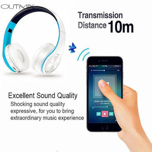Planet Gates Black Wireless Headphones Bluetooth Headset Foldable Headphone Adjustable Earphones With Microphone For PC mobile phone Mp3 SD