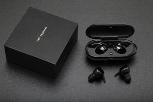 Planet Gates Black Wireless Mini Bluetooth Earphone For Xiaomi Huawei Mobile Stereo Earbud Sport Ear Phone With Mic Portable Charging Box
