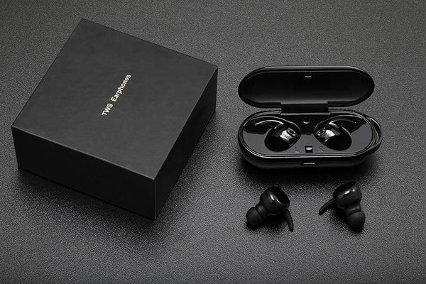 Planet Gates Black Wireless Mini Bluetooth Earphone For Xiaomi Huawei Mobile Stereo Earbud Sport Ear Phone With Mic Portable Charging Box