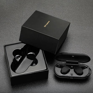 Planet Gates Black Wireless Mini Bluetooth Earphone For Xiaomi Huawei Mobile Stereo Earbud Sport Ear Phone With Mic Portable Charging Box