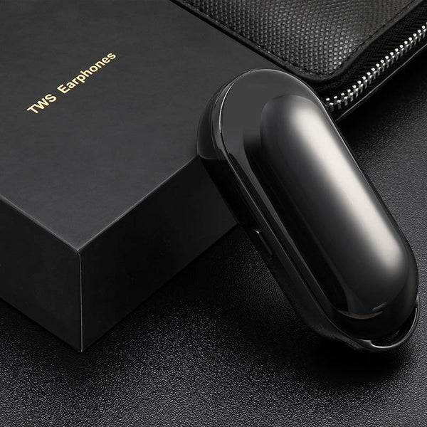 Planet Gates Black Wireless Mini Bluetooth Earphone For Xiaomi Huawei Mobile Stereo Earbud Sport Ear Phone With Mic Portable Charging Box