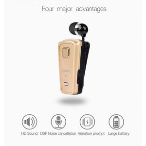 Planet Gates Black with box / China Retractable Wireless Bluetooth Earphone Handsfree Headset Stereo Headphone Mic Phone Call with retail box