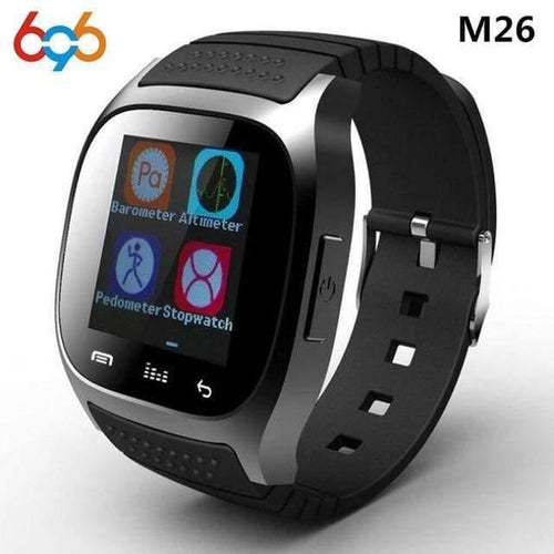 Planet Gates black / With Box Smartwatch M26 Bluetooth Smart Watch Daily waterproof LED Display For Android Phone