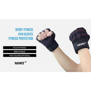 Planet Gates Black with gray / L Weightlifting Gym Gloves Heavyweight Sports Exercise Weight Lifting Gloves Body Building Training Sport Fitness Gloves