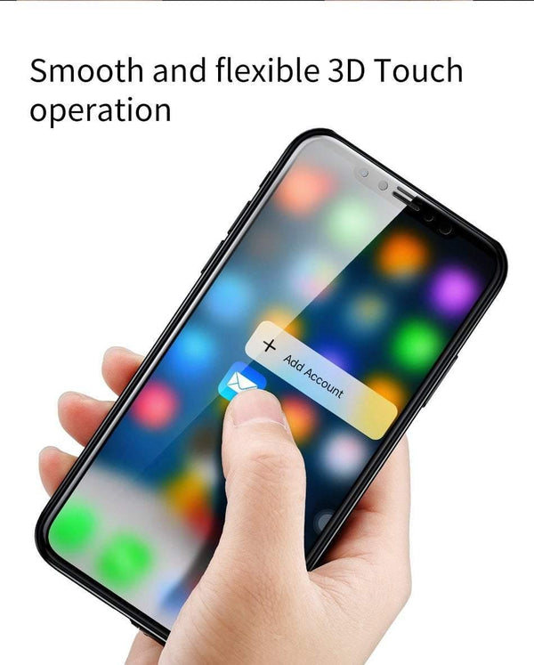 Planet Gates Black with Logo / For iPhone X Baseus 3D Full Screen Protective Glass For iPhone X Screen Protector Front Film + Back Cover Glass For iPhone X Tempered Glass
