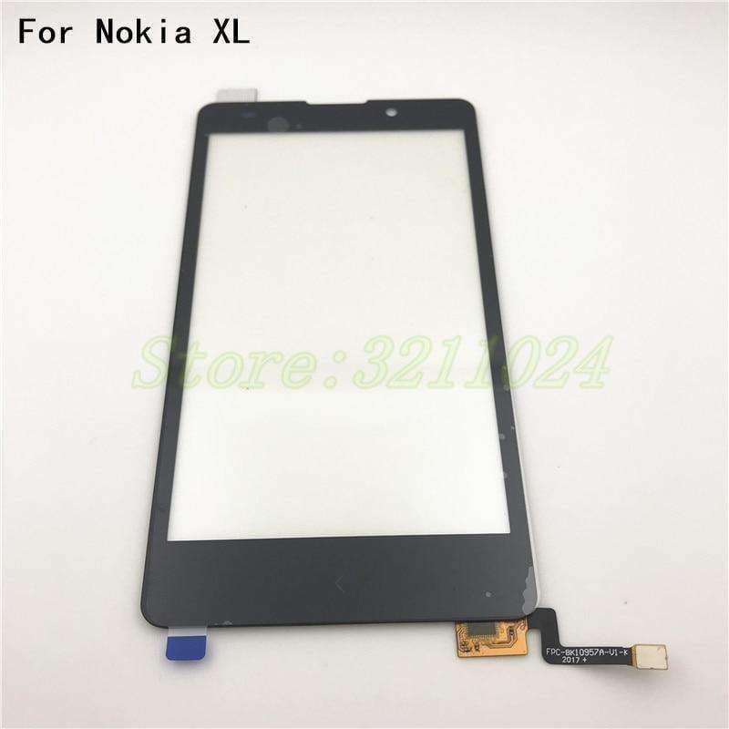 Planet Gates Black with tools Front Digitizer Glass Display Frame For Nokia XL Dual Sim RM-1030 RM-1042 Touch Panel Accessories