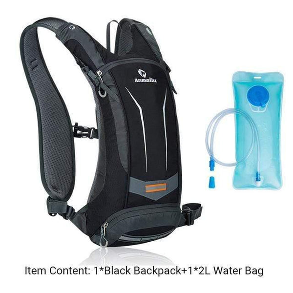 Planet Gates Black with Water Bag / 8L 8L Bicycle Backpack,Waterproof MTB Bike Water Bag For Bicycle,Outdoor Hiking Trekking Cycling Hydration Backpack 4 Colors