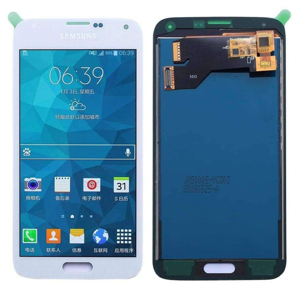 Planet Gates black without frame Samsung S5 LCD G900F Display LCD Screen Touch Digitizer Assembly Compatible for Samsung Galaxy S5 G900 G900F LCD