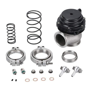 Planet Gates Black Without Logo Water Cooler 44mm Wastegate External Turbo With Flange Hardware MV-R Water Cooled With Logo Red Blue Black PQY5834