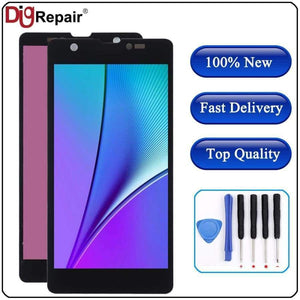 Planet Gates Black without tools Sony Xperia ZR lcd M36h C5503 C5502 Display Touch Screen Digitizer AssemblyReplacement Part For Sony ZR display