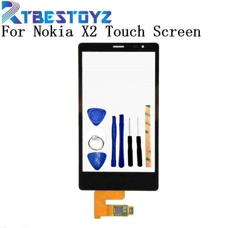 Planet Gates Black Without Tools Touch Screen Digitizer For Nokia X2 Dual SIM RM-1013 X2DS Touch Panel Glass Sensor Replacement