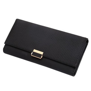 Planet Gates Black Woman Wallet Clutch Plaid Wallet Zipper Female Ladies Hot Change Women Luxury Credit Phone Card Holder Coin Purses For Girls