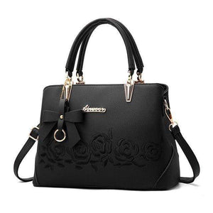 Planet Gates black women bag Women Bag Vintage Handbag Casual Tote Fashion Women Messenger Bags Shoulder Top-Handle Purse Wallet Leather 2018 Black A1834