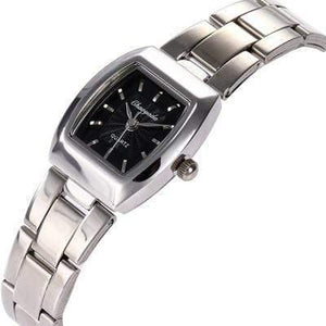 Planet Gates BLACK WOMEN Couples lovers stainless steel quartz wristwatches ladies gentleman dress simple business fashion bracelet watch