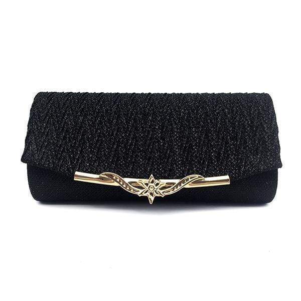 Planet Gates Black Women Evening Bag  Party Banquet Glitter Bag For Women Girls Wedding Clutches Handbag Chain Shoulder Bag Bolsas Mujer