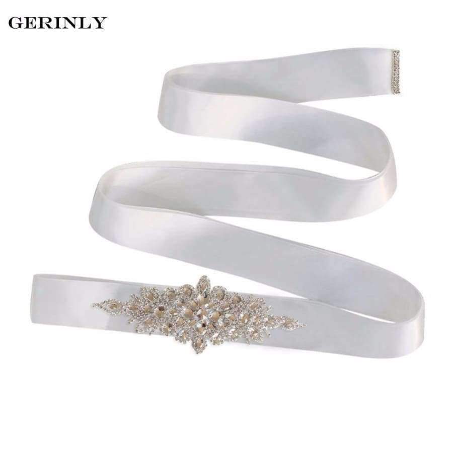 Planet Gates Black Women's Bridal Belts 6 Colors New Design Luxury Handmade Rhinestone Satin Ribbon Sash Brand Bride Bridesmaid Wedding Dress Belt