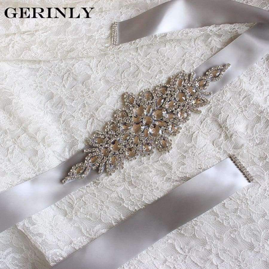 Planet Gates Black Women's Bridal Belts 6 Colors New Design Luxury Handmade Rhinestone Satin Ribbon Sash Brand Bride Bridesmaid Wedding Dress Belt