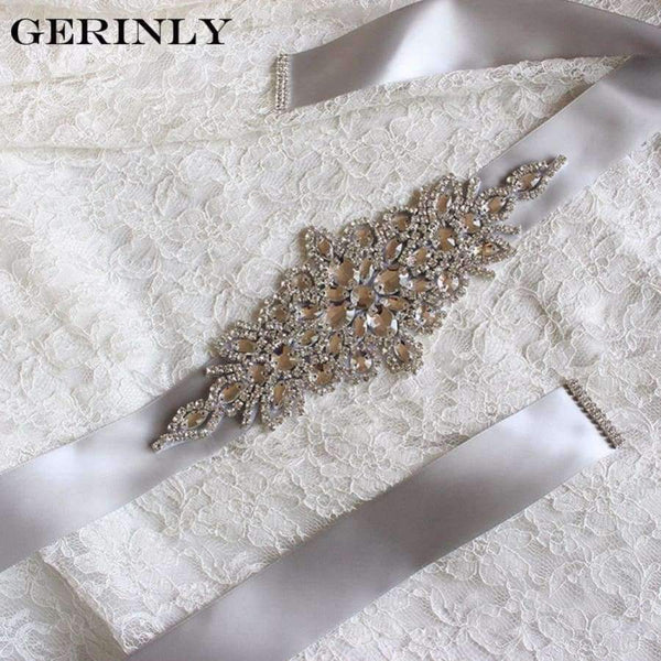Womens Bridal Belts 6 Colors New Design Luxury Handmade Rhinestone Satin Ribbon Sash Brand Bride Bridesmaid Wedding Dress Belt