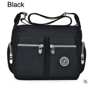 Planet Gates Black Women Top-handle Shoulder Bag Designer Handbag Famous Brand Nylon Female Casual Shopping Tote Hobos Crossbody Bag Messenger Bags
