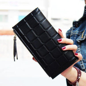 Planet Gates Black Women Wallet Clutch Women's Purse Best Phone Wallet Female Case Phone Pocket Carteira Femme