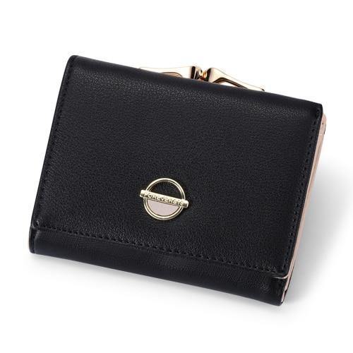 Planet Gates Black Women Wallets Coin Purse Wallet Small Brand Design High Quality PU Leather Short Wallet Female Purse Card Holder Red