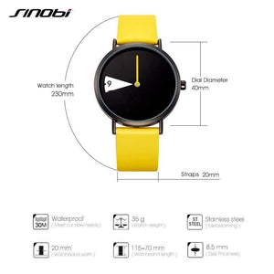 Planet Gates black Women Watch Creative Wristwatch Lady Clock Rotate Yellow Leather Band Wristwatches Clock Montres Femme Reloj Mujer