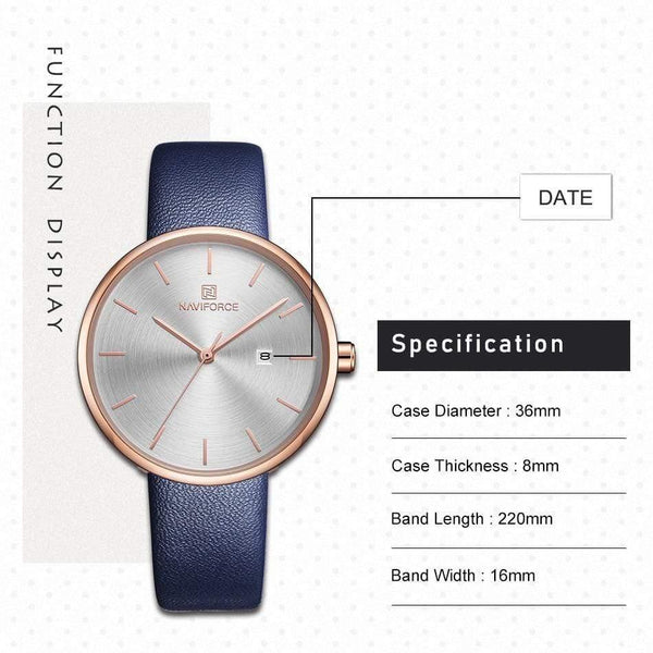 Planet Gates Black Women Watch Fashion Quartz Lady PU Watchband Simple Date Casual Waterproof Wristwatch Gift for Girl/Wife/Women