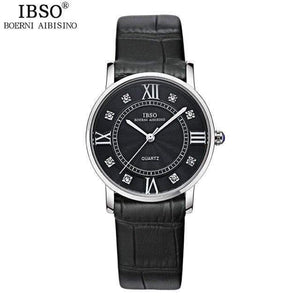 Planet Gates Black women Watch Fashion Women Watches Business Luxury Genuine Leather Strap Watch Men Relojes Hombre