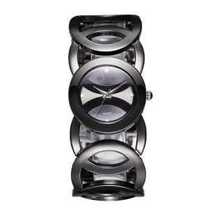 Planet Gates Black Women Watches Color Forever Gold Luxury Brand Bracelet Watch Women Dress Stainless Steel Ladies Watch Girl