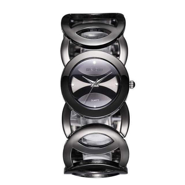 Planet Gates Black Women Watches Color Forever Gold Luxury Brand Bracelet Watch Women Dress Stainless Steel Ladies Watch Girl