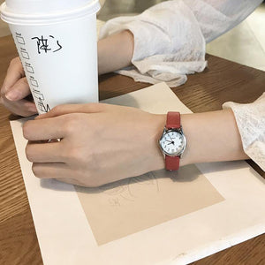 Planet Gates Black Women watches Korean version casual quartz woman clock BGG brand ladies retro wrist watches leather band