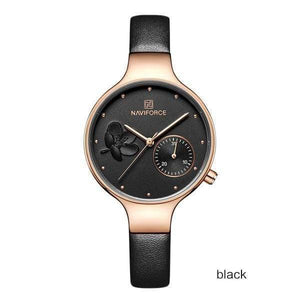 Planet Gates black Women Watches Top Luxury Brand Ladies Quartz Watches Genuine Leather Watchband Casual Wrist Watches Gift For Girls