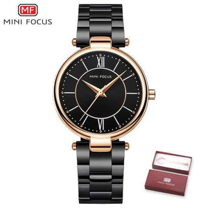 Planet Gates Black Women Watches Waterproof Fashion Ladys Watch for Woman Ladies Wrist Watch Relogio Feminino Montre Femme