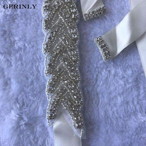 Planet Gates Black Womens Wedding Belt Luxury Handmade Dazzling Crystal Rhinestone Bridal Sash Satin Ribbon Bride Bridesmaid Dress Belts Cummerbund