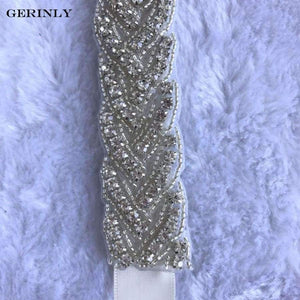 Planet Gates Black Womens Wedding Belt Luxury Handmade Dazzling Crystal Rhinestone Bridal Sash Satin Ribbon Bride Bridesmaid Dress Belts Cummerbund