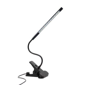 Planet Gates Black Woodpow USB Powered Clip Table Lamp Touch Dimmable Sensor Book Lights Laptop Keyboard Light For Study Reading Book Office Work