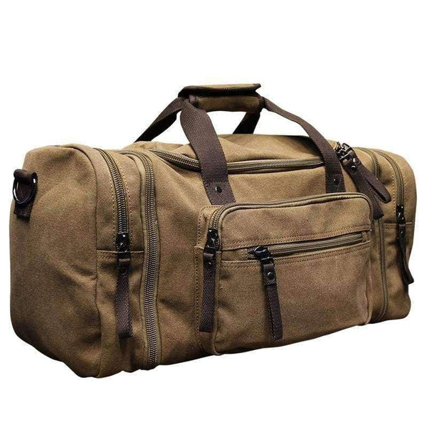 Planet Gates black Xiao.p Travel Bag Large Capacity Men Hand Luggage Travel Duffle Bags Canvas Weekend Bags Multifunctional Travel Bags Black&khaki